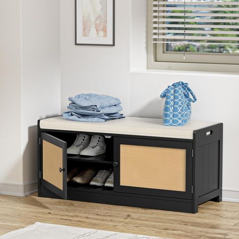 Banc de Rangement avec Coussin Banc D'entrée Etroit pour Entrée (1/5)