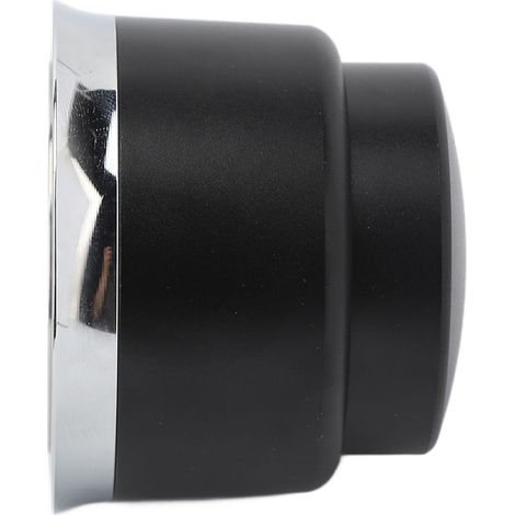 Tasseur à café à fond plat en acier inoxydable, distributeur de café, presse à café moulu, double usage, outil de préparation du café, noir, 58 mm (1/5)