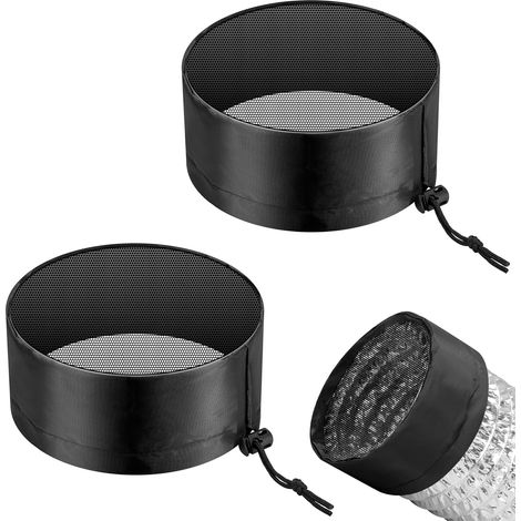 Lot de 2 housses d'aération pour tente de culture : 10,2/15,2/20,3 cm, avec élastique et boucle fixe. (1/5)