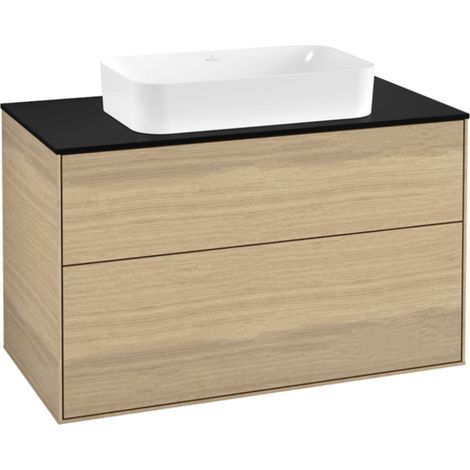 Villeroy & Boch Finion meuble sous lavabo, 2 tiroirs, avec