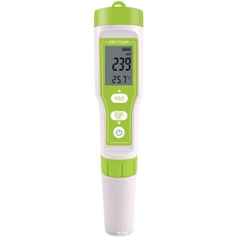 pHmetro elettronico 4 in 1, tester di qualità dell'acqua pH/TDS/EC/temperatura, precisione di misurazione da 0 a 14 pH, precisione di lettura del 2%, scala 0-19999 PPM, per piscine, acquari, acqua pot (1/5)