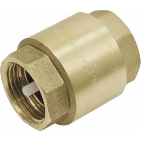 Valvola di non ritorno tutte le posizioni ottone otturatore nylon