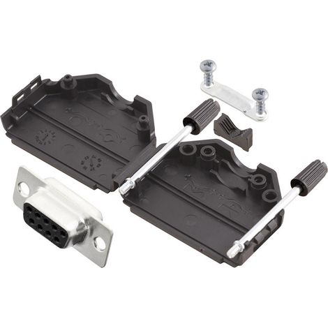MH Connectors MHDPPK9-DB9S-K D-SUB Buchsenleisten-Set 180 ° Polzahl: 9 Lötkelch 1 St.