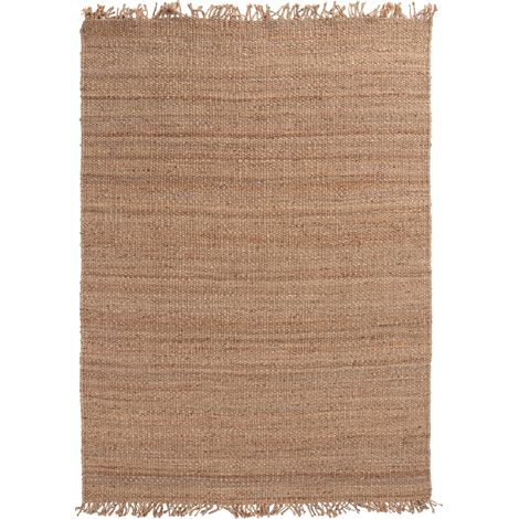 Tappeto da interno Ruanda marrone scuro 95% iuta e 5% cotone -160 x 230 cm
