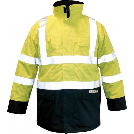 Parka M-Safe Multinorm Giallo-Blu, Taglia L (1/5)