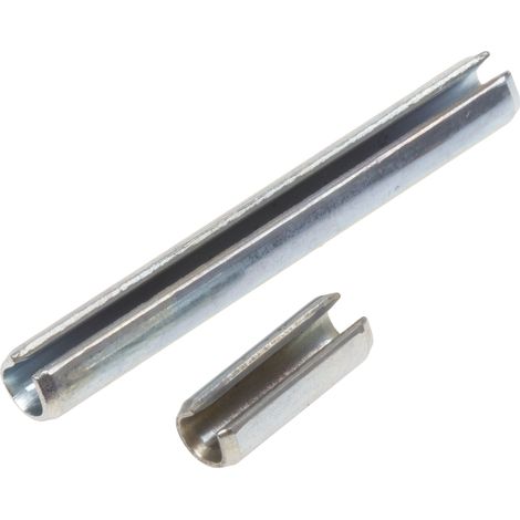 Rs Pro – Goupille à ressort en acier galvanisé 2.5mm – Sachet de 120 unités – Résistance accrue pour fixation durable – Applications variées