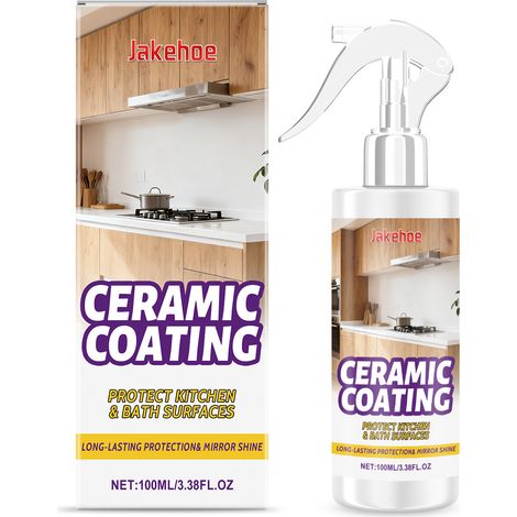 Stainless steel ceramic coating spray, gentle cleaning spray for daily stain and rust removal, suitable for household use - 100ml -- BIEMMEDUE (1/5)