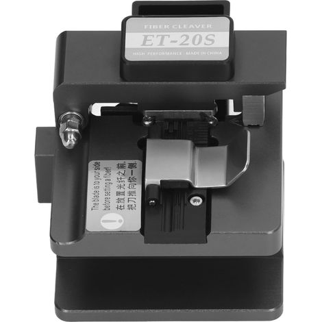 Coupe-fibre ET-20S : outil de découpe optique à lame carbure de tungstène haute précision, retrait automatique, pour épissures froides ou fusion, usage professionnel. (1/5)