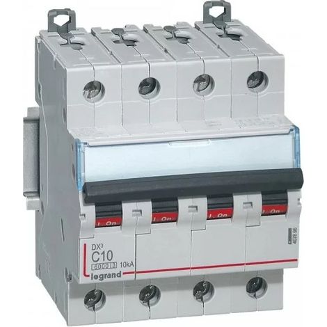 Legrand 407896 Leistungsschalter dx≥6000 10ka Schraube 4p 400v 10A Kurve c