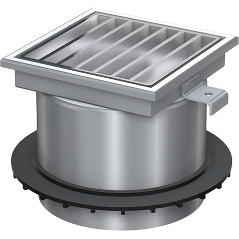 ACO Prolunga 200x200/ M125/ V2A/con griglia, 5084.94.00