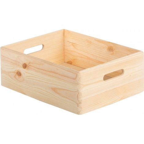 Caisse en Bois - 60X40XH14 cm - Matériel CHR Pro