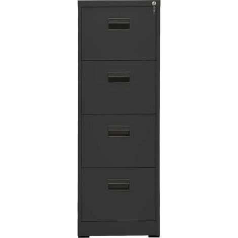 Maison Exclusive - Armario archivador de acero antracita 46x62x13 (1/5)