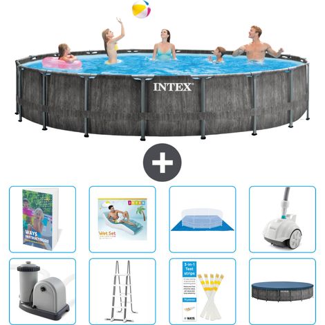 Intex Piscine Prism Frame Ronde - 549x122 cm - 9-pièces  S584