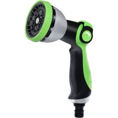 Pistolet Arrosage Jardin Embout Tuyau d'Arrosage,10 Motifs réglables Pistolet Arrosoir,Pistolet d'Arrosage de Pulvérisateur pour Irrigation de Jardin et des Plantes,Répondre à tous vos besoins(vert) (1/5)
