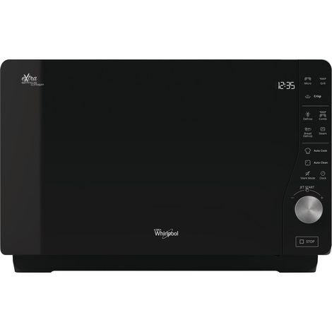 Whirlpool – Micro-ondes grill 25 L 800 W – Argent – Écran LCD – Commande tactile – Pour comptoir