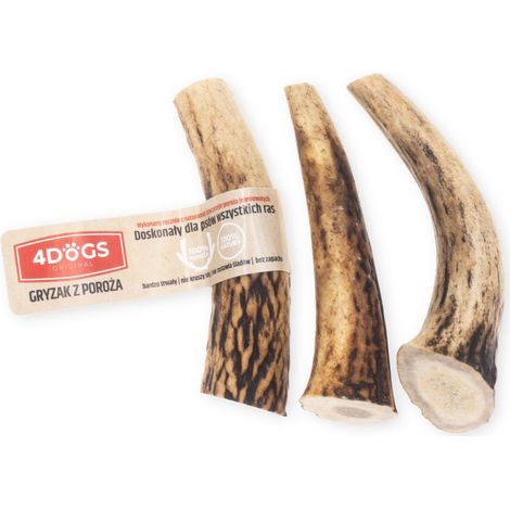 Bois de cerf à mâcher, lot de 3, mélange S - 2xH, 1xE
