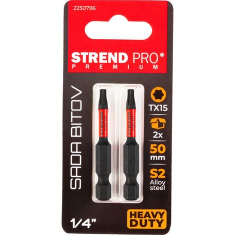 Bit Strend Pro Premium Torx, T 15, Pack. 2 Stk. (1/2)