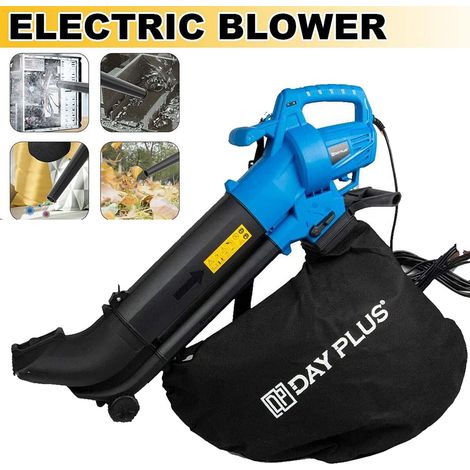 Leaf Blower Vacuum 3in1 3500W With Rake Garden Vac & Shredder Dust Blowing Clean (1/5)