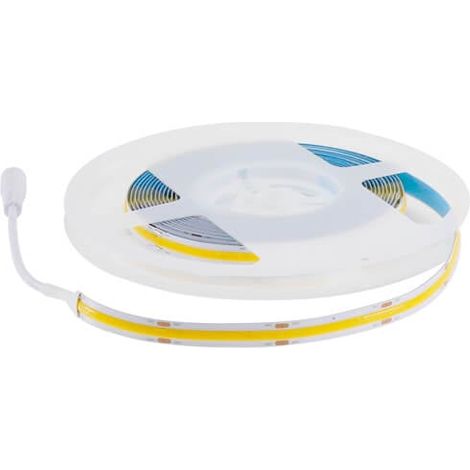 IluminaShop - Tira de LED COB 60W 24V DC 900 Lm/m 12W/m IP20 (5 metros)  Blanco Frio 6000K (1/3)
