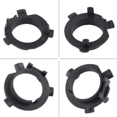 Supports de montage adaptateurs de phares LED H7 (paire) pour Kia K4, K5, Sorento, Veloster et Santa Fe. (1/5)