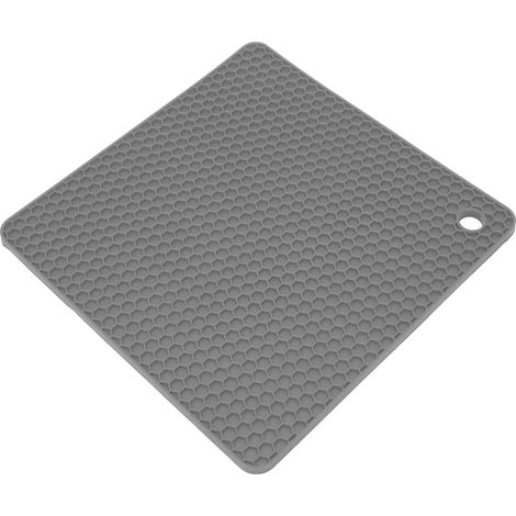 Tapis Isolant en Silicone pour Pot à Cire - Anti-dérapant et Résistant à la Chaleur, Forme Carrée (1/5)