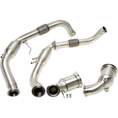 Downpipe Echappement Inox Porsche Panamera 4 / 4S 2.9T type 971 de 2020 a 2023-41270320 (1/2)