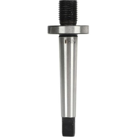 Mandrin de perçage, tige MT1 à filetage 1/2 pouces, adaptateur conique Morse de 15.5mm pour tarauder, perceuse, fraiseuse (1/5)