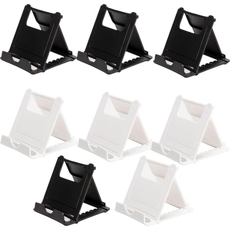 8 Pieces Foldable Mobile Phone Holder, Universal Multi - tunable Angle Mobile Phone Stand, Portable Pocket Desktop 6-11 Inch Tablet Holder Compatible with Smartphone