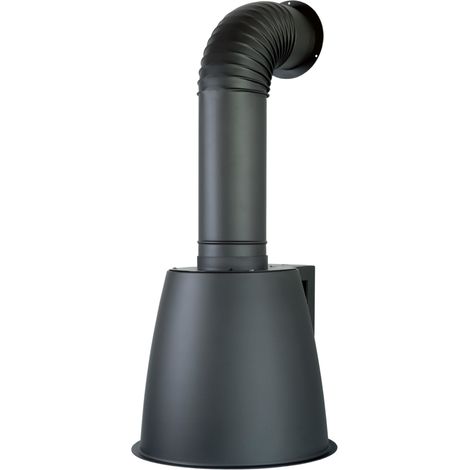 URBAN LUX PARETE Dunstabzugshaube aus brüniertem Edelstahl Ø49 cm (1/2)