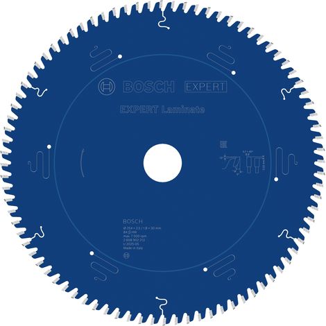 Bosch EXPERT Laminate Circular Saw Blade 254 x 2.5/1.8 x 30 mm T84 2608902213 (1/5)