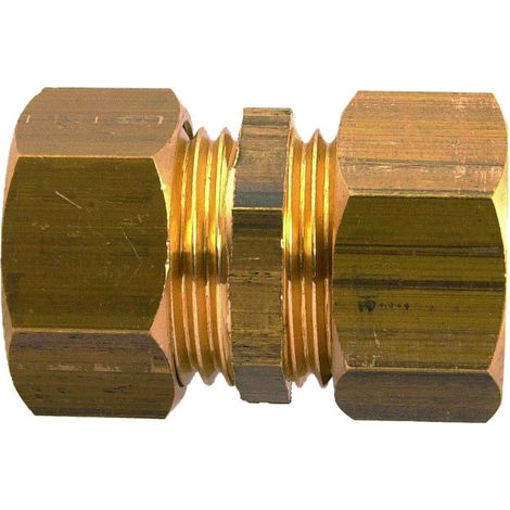 Raccord laiton biconique double femelle femelle - 1/2" - 12 mm - DUMONT