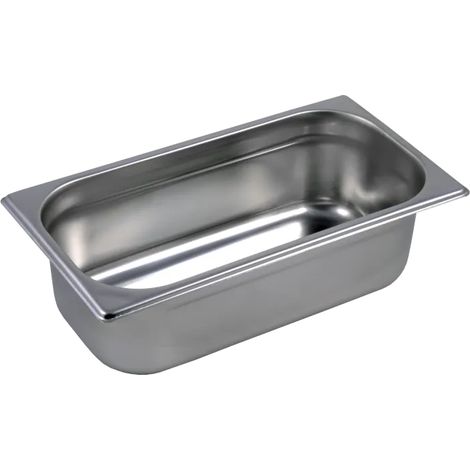 Bac gastronorme GN 1/3 - 100 en inox REDFOX - GN 1/3-100 - REDFOX