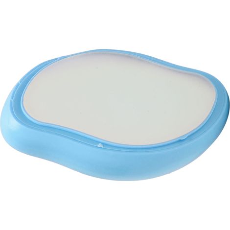 Épilateur féminin pour jambes, bras et dos, portable et facile à nettoyer, réutilisable, outil d’épilation et d’exfoliation (version améliorée avec couvercle) bleu (1/5)