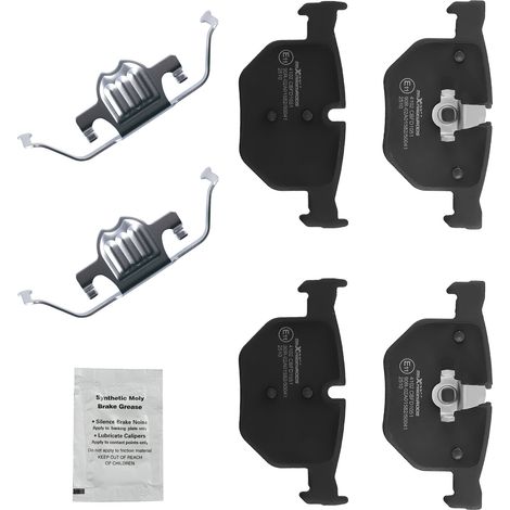 4Pcs Brake Pads Set Rear for BMW 5 Series E60 E61 520d 523i 530i 2003-2010 (1/5)