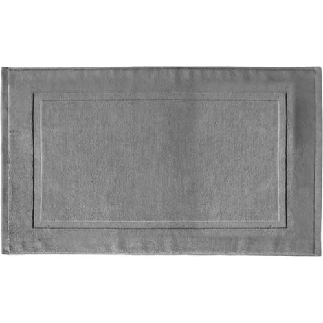 Serviette de sol blanche d'hôtel en jacquard de coton et serviette de sol épaisse, tapis de sol de salle de bain SPA (1/5)