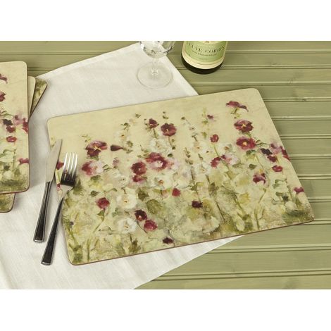 Ensemble de 4 Sets de Table avec Envers en liège, 40 x 29 cm (15,75" x 11,5") (1/2)