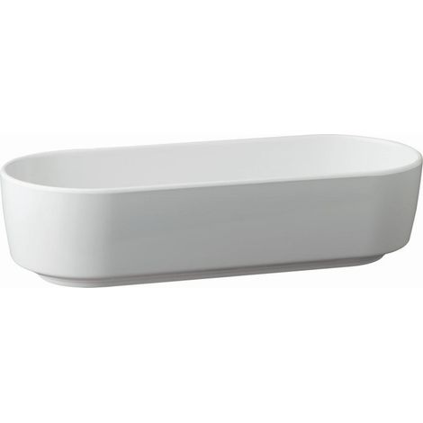 APS 84221 Bol CASUAL, 26,5 x 10,5 cm, hauteur 6,5 cm, mélamine, blanc