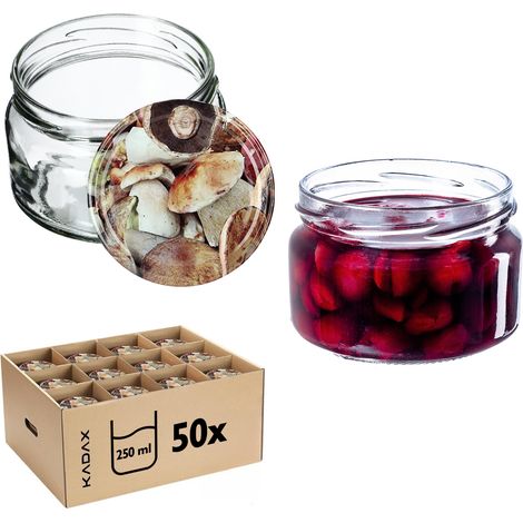 KADAX Glas Klara 250ml fi82 TO-250/1 Packung mit 50 Stück (1/5)