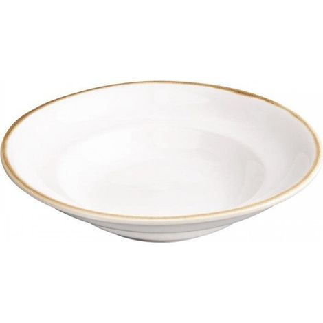 Assiettes À Pâtes Kiln Couleur Craie 250mm (Lot de 4) - Ref FB979 - Olympia (1/4)