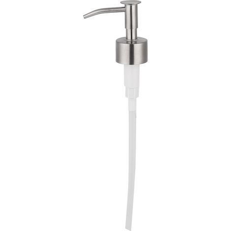 Distributeur de shampoing en acier inoxydable 304, buse de pompe à savon liquide, tête de lavage, outil de bain (1/5)