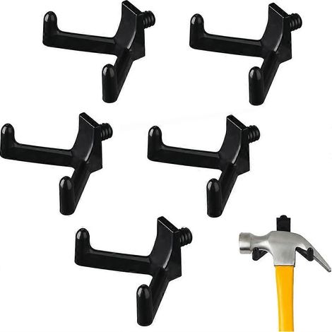 Crochets porte-outils, support de rangement double - accessoires de rangement mural (1/5)