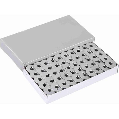 Carrete de metal ligero, carrete de hilo de alúmina, piezas para máquinas de coser, alta calidad para carros industriales de plataforma plana para computadoras -Crezuo