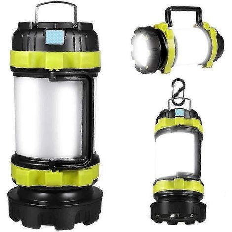 Lanterne de camping portable LED puissante. lampe de recherche extérieure rechargeable (1/4)