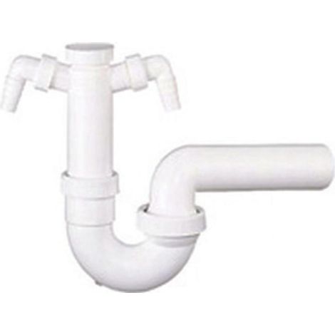 DALLMER Sifón de tubo 100/2, 1 1/2" x DN 50, 020321