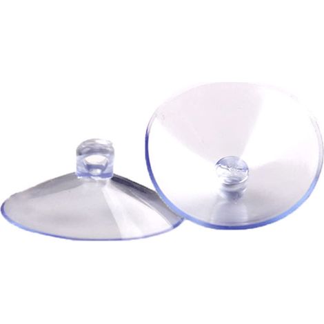 Lot de 20 ventouses en plastique PVC sans crochets en forme de tête de champignon (3 cm)