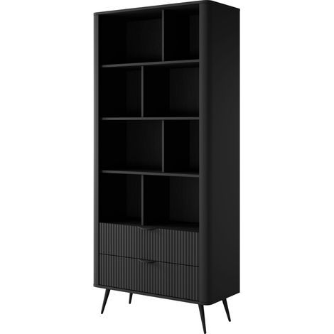 Bibliothèque : Noir, 88,2 x 38 x 193,8 cm (1/5)
