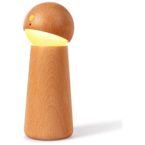 Veilleuses 1500mAh Lumière Blanche Chaude 3000K Réglable Luminosité À Trois Niveau Contrôle Tactile pour Chambre À Coucher Salon Bébé Crèche Couloir Bureau Cadeau Lampe (1/5)