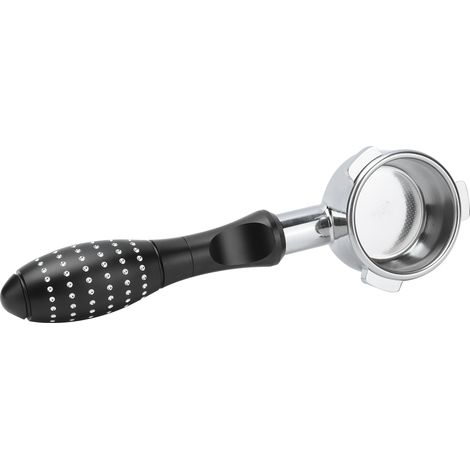 Porte-filtre sans fond, texture givrée, bol à filtre fin, matériau de qualité alimentaire, poignée ergonomique de 54 mm. (1/5)