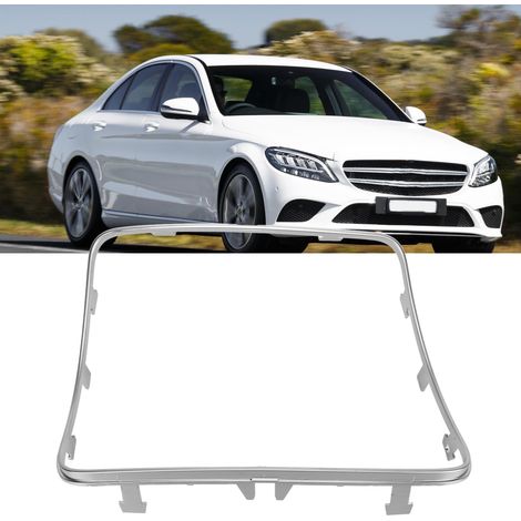 La garniture chromée du compartiment de rangement de la console centrale convient aux Mercedes-Benz Classe C W205 2015 - 2021 (OE : A2056830900). (1/5)