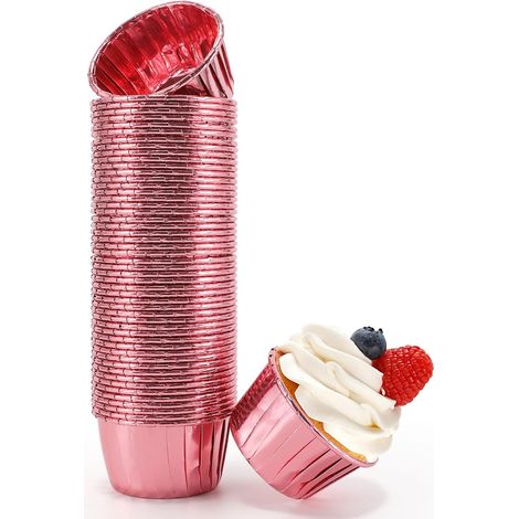 TG80292-4 Muffinförmchen, Becher, Muffinbleche, 50 Stück, glänzend (1/5)